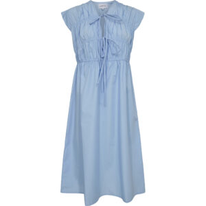LIBERTÃ DAME KJOLE JANE-TIE-DRESS - Light blue